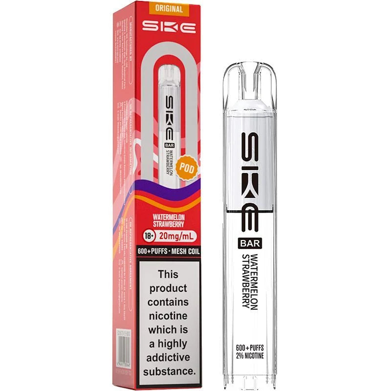 SKE CRYSTAL 600 Puff ORIGINAL Replacement Pods Pack of 10