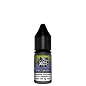 Ultimate E-Liquid Cider 10ML Nic Salt (Pack of 10)